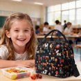 thumbnail image 4 of DISNIMO Dogs Floral Printed School Backpack for Kids Boys, 3pcs Backpack Set with Lunch Box & Pencil Pouch, Large 17 Inch Bookbag Travel Daypack for Elementary Primary Middle School Students, 4 of 7