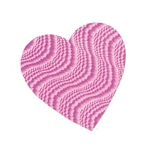 36 Pack Beistle 8.5 Inch- Valentine's Day Embossed Foil Heart Cutout- Pink