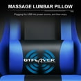 GTRACING Gaming Chair with Footrest and Ergonomic Lumbar Massage Pillow