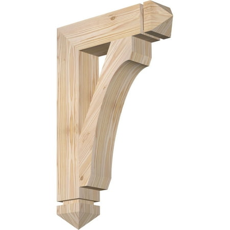 

Ekena Millwork 3 1/2 W x 16 D x 24 H Legacy Arts & Crafts Smooth Bracket Douglas Fir