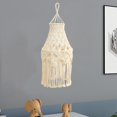 thumbnail image 2 of transemion Macrame Woven Light Shade Chandeliers Hanging Lamp Cover Boho Home Decor, 2 of 8