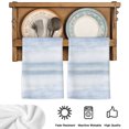 thumbnail image 5 of Blue Ombre Kitchen Towels Set of 1, Modern Gradient Abstract Art Absorbent Dish Towels for Kitchen, Microfiber Hand Towel, Quick Drying Tea Towel for Cleaning Decorative Dishcloths, 5 of 7