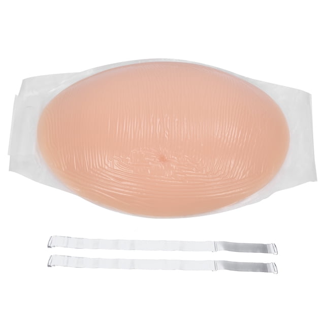 Breathable Fake Pregnancy Belly Silicone Artificial False Belly Actor Performance Props7‑8 Months