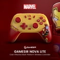 thumbnail image 3 of GameSir Nova Lite Manette Sans Fil Switch Bluetooth avec Effet Hall pour Nintendo Switch iPhone Android Téléphone PC (Iron Man Version), 3 of 9