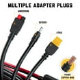 thumbnail image 2 of MC4 Solar Panel to Power Station Adapter Cable, XT60 / Anderson / DC5521 Plug Connectors, Charge Solar Powered Generator Battery (14AWG, 10ft/3m)$$Garden & Patio, 2 of 11