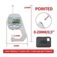 thumbnail image 2 of Electronic Thickness Meter Measure Thickness Of Paper Cloth Thin Metal Micrometer 0.01mmDigital Thickness Gauge Measuring Tools ,Precision Measuring, 2 of 8