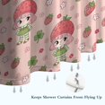 thumbnail image 6 of Strawberry Princess Pattern Shower Curtain 84"x72" ,Bathroom Decorative Shower Curtains Set with 12 Hooks,Modern Waterproof Washable Shower Curtain, 6 of 6