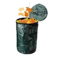 thumbnail image 2 of Sac à Feuilles de Cour avec Couvercle Réutilisable Robuste pour Jardinage à la Maison Pelouse 32/72/80 Gallons Sacs à Ordures, 2 of 5