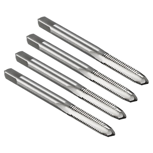 Unique Bargains 4 Packs M5 x 0.8 H2 High Speed Steel Straight Flutes Metric Machine Screw Thread Taps