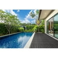 thumbnail image 3 of Design House 12" x 12" Interlocking Wood Composite Waterproof Deck Tiles, Modern Ebony Black, 6 Pack, 3 of 4