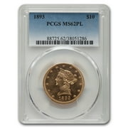 1893 $10 Liberty Gold Eagle MS-62 PCGS (PL)
