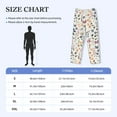 thumbnail image 4 of Picia Watercolor Floral Mens Soft Woven Cotton Elastic Waistband Sleep Pajama Pant Lounge Sleep Pant With Pockets And Drawstring-X-Large, 4 of 9