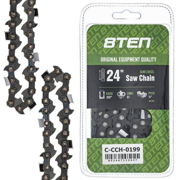 Semi Chisel Chainsaw Chain 24 inch .050 3/8 81DL for Echo Jonsered Craftsman 810-CCC2311H
