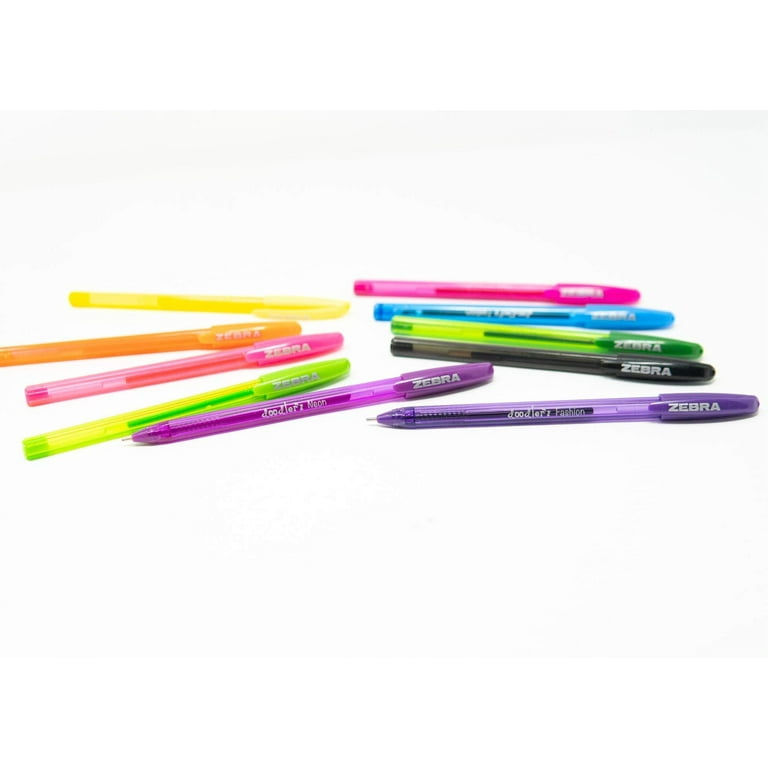 Zebra Pen Doodler'z Gel Stick Assorted 50Pk w Cup - Walmart.com