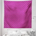 thumbnail image 1 of Magenta Tapestry, Classic Polka Dots Pattern with Traditional Design on Purple Background, Fabric Wall Hanging Decor for Bedroom Living Room Dorm, 5 Sizes, Magenta and Eggplant, by Ambesonne, 1 of 1