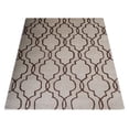 thumbnail image 3 of Rugsotic Carpets Hand Tufted Wool Eco-Friendly 4'x6' Area Rugs Rectangle Beige Brown Geometric Modern High Pile Thick Handmade Anti Skid Indoor Rug for Living Room, Bedroom K09014, 3 of 8
