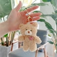thumbnail image 4 of PENGXIANG Key Pendant Heart Bear Cartoon Plush Doll Lovely Fluffy Key Chain Multipurpose Bag Pendant Valentines Day Gift, 4 of 8