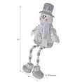 thumbnail image 2 of Christmas Glam Glam Snowman Shelf Dangler 17 ", 2 of 3