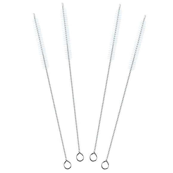 Cepillo limpiador para popotes CIDYAUST de acero inoxidable, 30 cm, paquete de 4