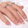 thumbnail image 3 of Press on Gel Nails BtartBox French Tip Short, 30 unidades, 3 of 8