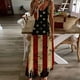 thumbnail image 1 of Puntoco Vestidos Mujer Verano Estilo Verano Mujer Día De La Independencia Impreso Correa De Vacaciones Vestido con Cuello En V, 1 of 4