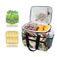 thumbnail image 2 of FORMRS Insulated Cooler Bag 24 Cans Capacity Soft Leakproof Lunch Box with Side Pockets, Pink Raspberries, 2 of 7