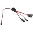 thumbnail image 2 of Interruptor de de ndido / apagado dividido de 4 vías Cable Y Zulema línea de interruptor de coche rc, 2 of 7