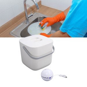 Water Vortex Clean, Bubble Oil Removal, Deep Cleaning Mini Sink Dishwasher with Versatile Cleaning Mode for Home Kitchen