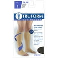 thumbnail image 3 of Truform Stockings, Short Length, Knee High, Open Toe: 20-30 mmHg, Black, Medium (short length), 3 of 4