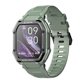 thumbnail image 1 of Reloj inteligente C16 de 1,69 pulgadas para hombre, con monitor de actividad física, presión arterial, compatible con modos deportivos, cámara remota, color verde, 1 of 5