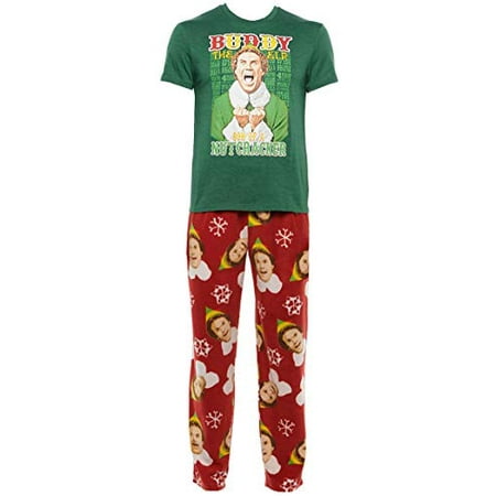 Men's buddy the elf pyjamas hotsell