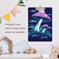 thumbnail image 2 of ALAZA Plastic Clipboard A4 Letter Size Decorative Clipboards for Students Women Men 9" x 12.5" Magic Mushroom, 2 of 6