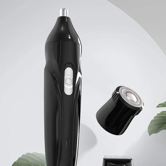 GOOHOCHY 1Jgo Recortadora De Vello Nasal Eléctrica Compacta Y Color Negro Para Viajes