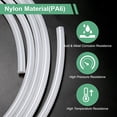 thumbnail image 2 of Uxcell Nylon Line Hose Tube, 0.28"(7mm) ID x 0.39"(10mm) OD PA6 Pneumatic Air Line Tubing for Fluid Transfer [1.5M/5FT, Translucent], 2 of 7