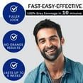 thumbnail image 6 of Men's 3-in-1 Black Beard & Hair Dye Shampoo, Instant Grey Darkening Beard Color Shampoo in 10 Minutes, Simpler Gray Reducing Mustache & Beard Dye for Men, with Plant Extract for Healthy Facial Hair, 6 of 7