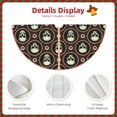 thumbnail image 3 of Sikiie Skulls And Red Eyeballs Christmas Tree Skirt, Christmas Tree Decorations, Christmas Decor, Tree Mat Decoration(30-48IN)-36", 3 of 6