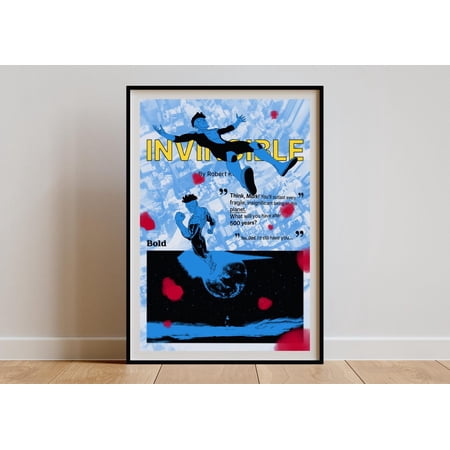 Invincible Poster, Superhero Wall Poster, Omni Man Series Print, Unframed Paper Poster 8x10in