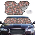thumbnail image 2 of Haiem Foxes Car Windshield Sun Shade - Blocks UV Rays Sun Visor Protector, Sunshade to Keep Your Vehicle Cool, Universal Fit SUV Van Sedan-Small, 2 of 7