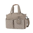thumbnail image 4 of Bolso cambiador para bebé con bolsa para biberón Bolso cambiador multifuncional para pañales de bebé Caqui, 4 of 9