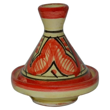 KriKac Moroccan Handmade Tagine, Beige