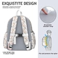 thumbnail image 5 of Boho Bohemia Rainbow Backpack for School,Cute School Bag,Schoolbag with Adjustable Shoulder Straps & Padded Back,13.4"x11"x4.7", 5 of 6