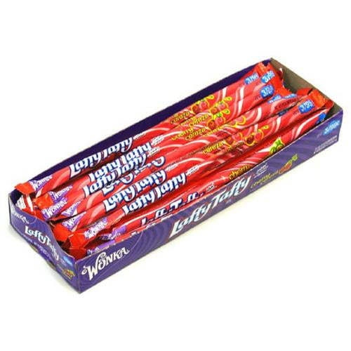 Laffy Taffy Rope Cherry 24 pack (0.81 oz per pack) (Pack of 2) by