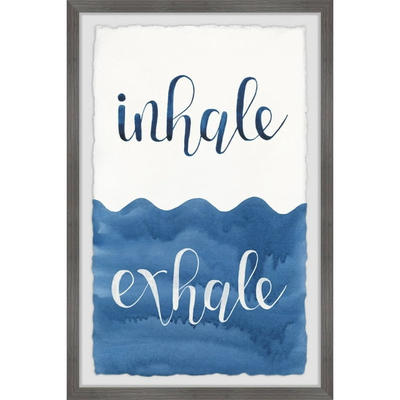 Marmont Hill Inhale Exhale II Framed Wall Art