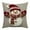 Christmas Theme C, variant on Christmas Theme Pattern Throw Pillowcase, Soft Stuffed Christmas Pillows for Couch, for Christmas Party Outdoor Home Cushion Decorations(18*18in)