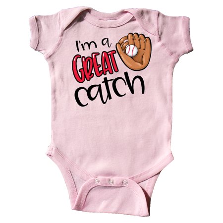 

Inktastic I m a Great Catch Baseball Glove Gift Baby Boy or Baby Girl Bodysuit