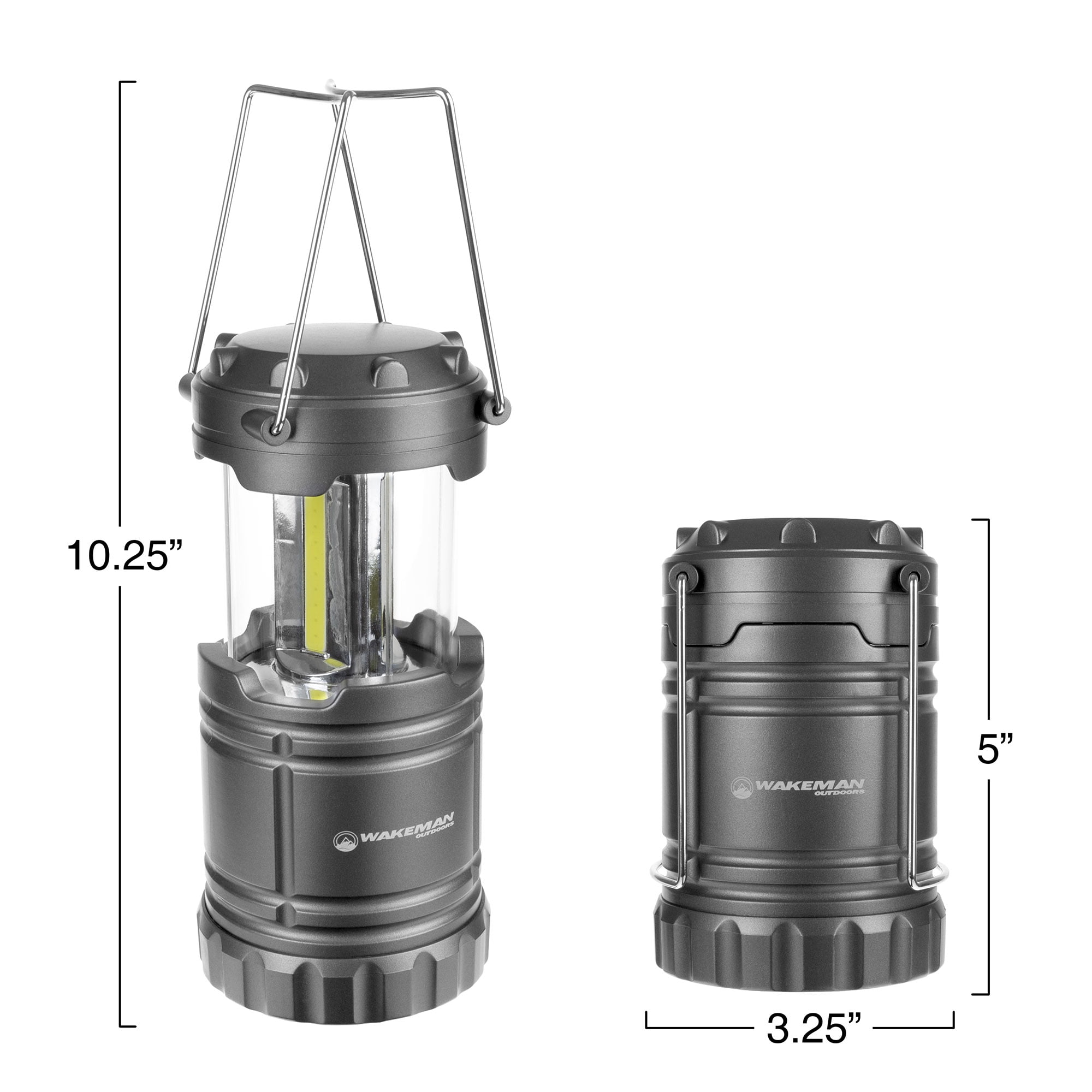 LED Lantern, Collapsible & Portable LED Outdoor Camping Lantern Flashlight  by Wakeman Outdoors - Bed Bath & Beyond - 15873088