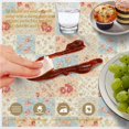 thumbnail image 6 of Pioneer Flower Floral Print Pattern Round Tablecloth 60 X 60 Inch, Wrinkle Resistant Wipeable Table Cloth for Kitchen Dining Picnic Patio Party, 6 of 6