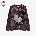 thumbnail image 1 of Nouveaux Chandails à Capuche Harajuku d'Automne à Manches Longues pour Femme, Style Vintage Décontracté, Coupe Ample, Sweat à Capuche pour Femmes, Imprimé Hello Kitty, 1 of 7