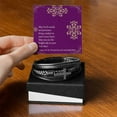 thumbnail image 2 of Get Well God's Words & Promises Psalm 107:20 Men's Stainless Steel & Vegan Leather Cross Bracelet - Vegan Leather with Stainless Steel, 2 of 14