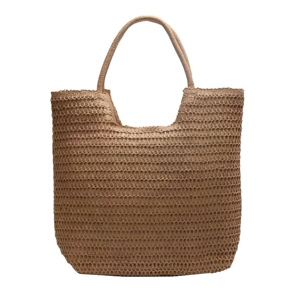 GASTROPOD Beach Bag Women Straw Tote Raffia Purse Woven Summer Shoulder Handbag Boho Crochet Travel Vacation